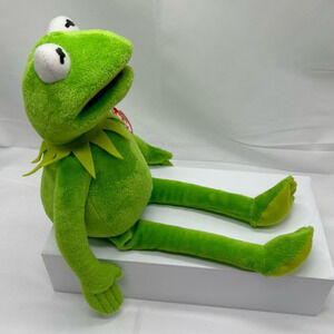 TY Beanie Buddies KERMIT THE FROG‎ 16" Plush Disney Muppets 2013